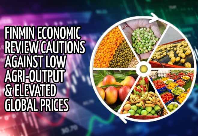 FinMin economic review cautions against low agri-output & elevated global prices