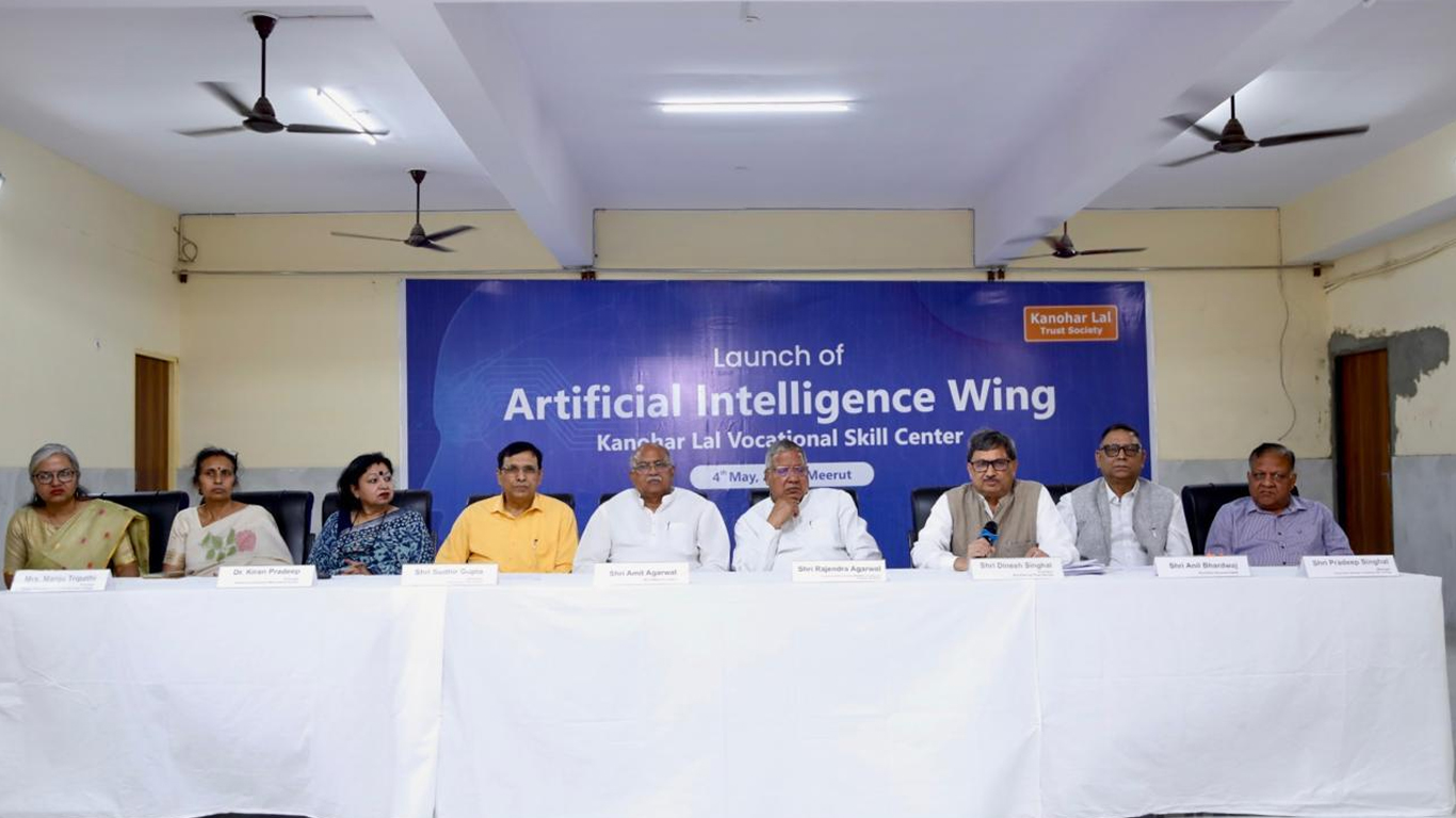 Artificial Intelligence Wing Inauguarated At Kanohar Lal Vocational Centre In Meerut