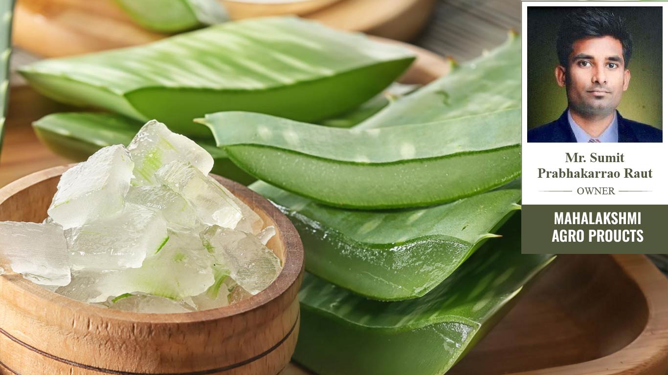 PMEGP-backed Entrepreneur Thrives In Aloe Vera Business: A Success Story