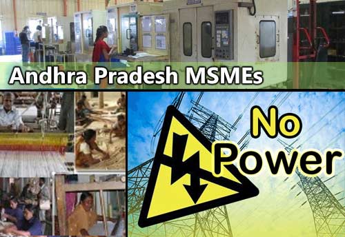 Former CM appeal Chief Secy to address problem of power cuts impacting MSMEs in Andhra Pradesh