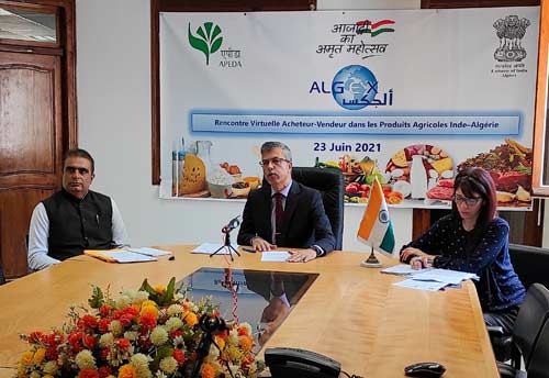 APEDA in collaboration with Indian embassy organize virtual buyer seller meet for boosting agricultural & processed food products exports to Algeria