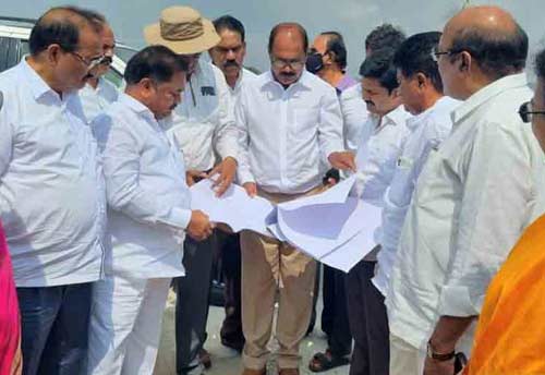APIIC inspects Green MSME model industrial park in Telengana