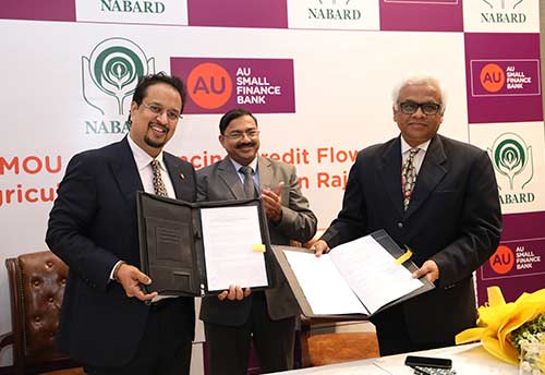 AU Small Finance Bank teams up with NABARD to benefit FPOs, SHGs & Artisans in Rajasthan