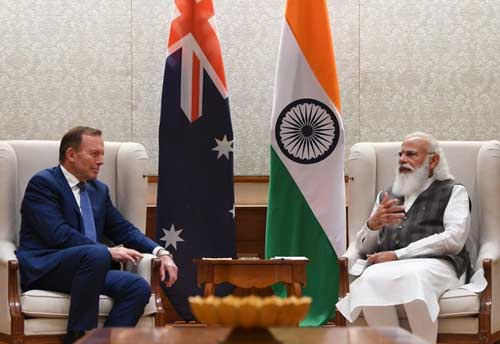 PM meets special trade envoy of Australian PM to discuss bilateral trade & economic cooperation