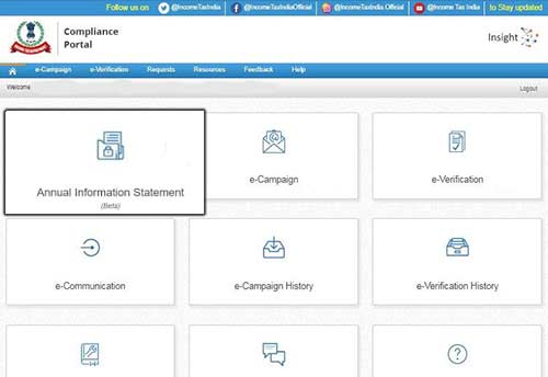 Income Tax Department updates Annual Information Statement on Compliance Portal