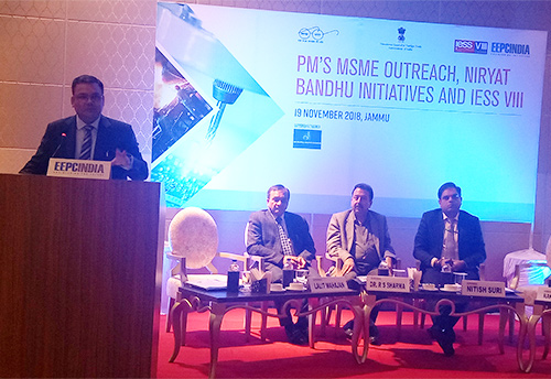 Seminar organized in Jammu on Niryat Bandhu for achieving benefits  in export sector