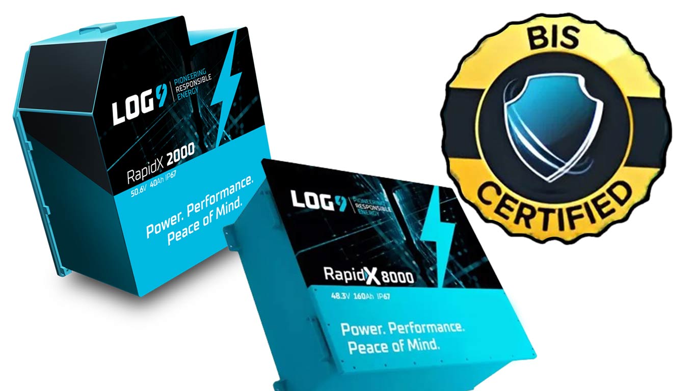 Log9 Materials Achieves BIS Certification For Advanced LTO Batteries
