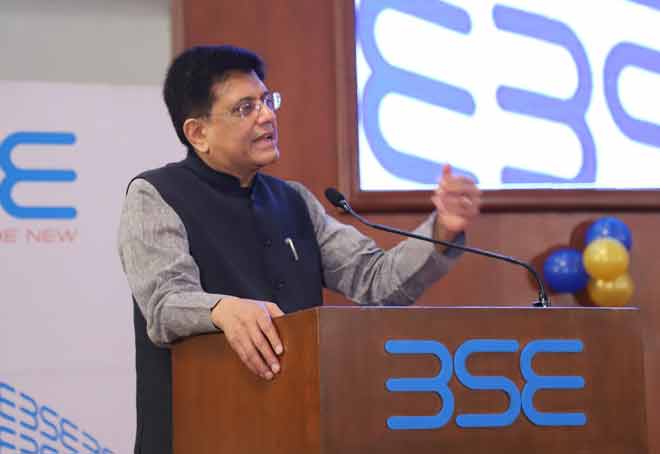 Commerce Minister Piyush Goyal exhorts SMEs to consider dual listing