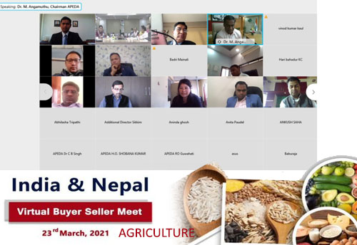 APEDA organizes virtual buyer-seller-meet with Nepal for harnessing and strengthening agri-exports potential