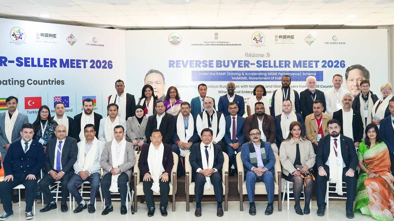 Over 100 MSME Sellers, Buyers From 16 Countries Attend Reverse Buyer-Seller Meet In Shillong