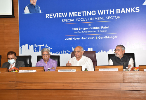 Gujarat CM Patel asks banks to resolve loan concerns of MSMEs
