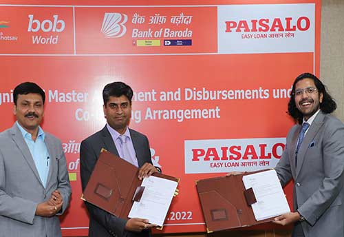 BoB-PAISALO co-lending pact to offer Small Ticket Income Generation Loans for MSMEs and women entrepreneurs