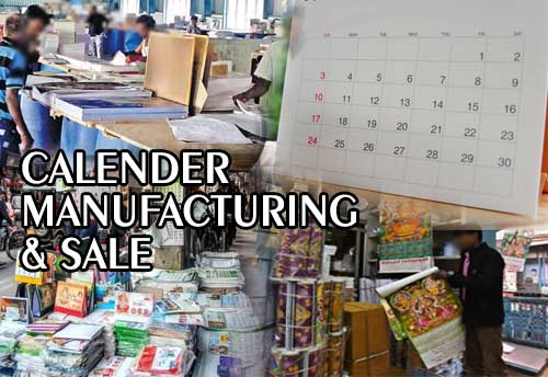 Covid impact on calendar manufacturing and retail sale