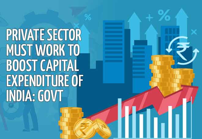 Private sector must work to boost capital expenditure of India: Govt