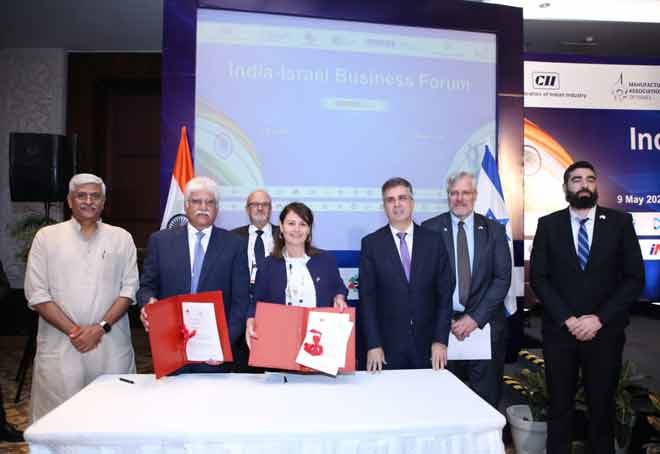 CII inks MoU with Manufacturers' Association of Israel to boost trade ties