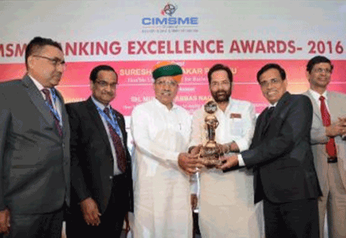 Corporation, Karnataka Banks gets CIMSME awards