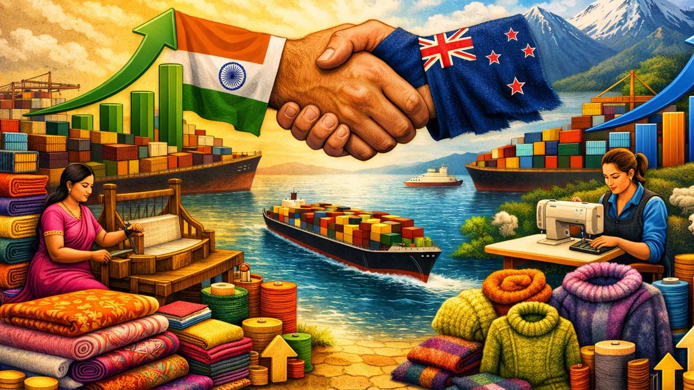 Duty-Free Access Under New Zealand FTA To Aid India’s Textile Export Push: CITI