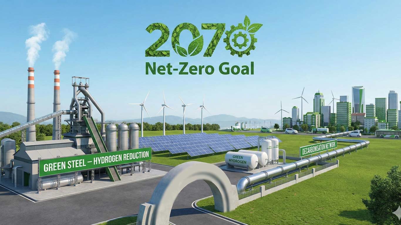 India Scaling Green Steel, Hydrogen & Decarbonisation Initiatives Towards 2070 Net-Zero Goal: MoS Steel 