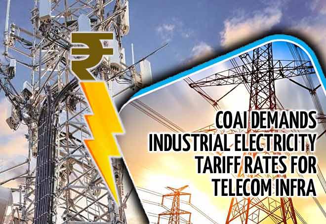 COAI demands industrial electricity tariff rates for telecom infra