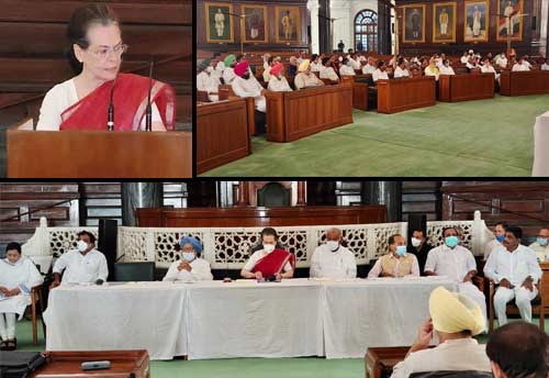 Congress President Sonia Gandhi stresses upon poor condition of MSMEs during CPP meet