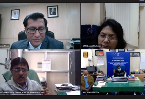 CSIR-CMERI webinar on water purification technologies for MSMEs
