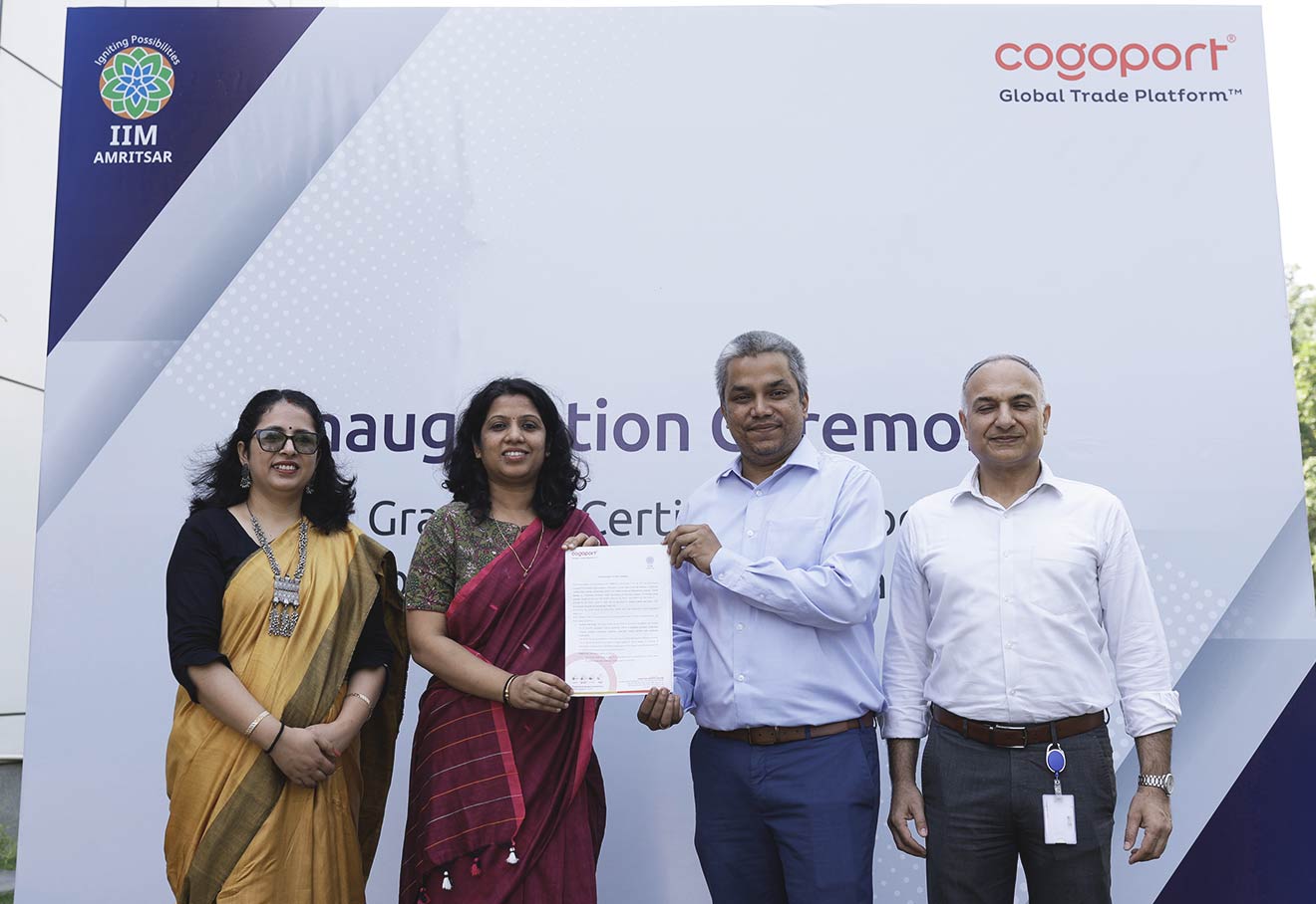 Cogoport & IIM Amritsar Introduce PG Course for Global Logistics & Freight Mgt