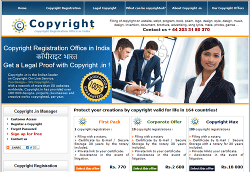 DIPP cautions public again false copyright website