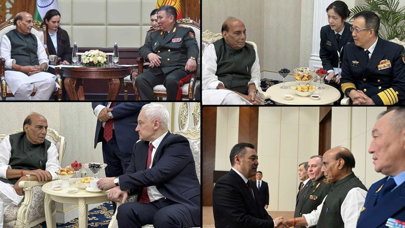 Rajnath Singh Holds Bilateral Defence Talks with SCO Counterparts in Bishkek