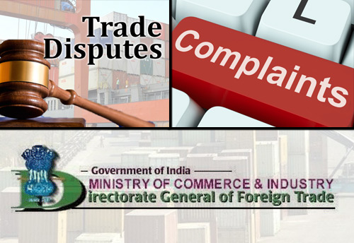 Online module created to facilitate filing and tracking of quality complaints, trade disputes related to international trade