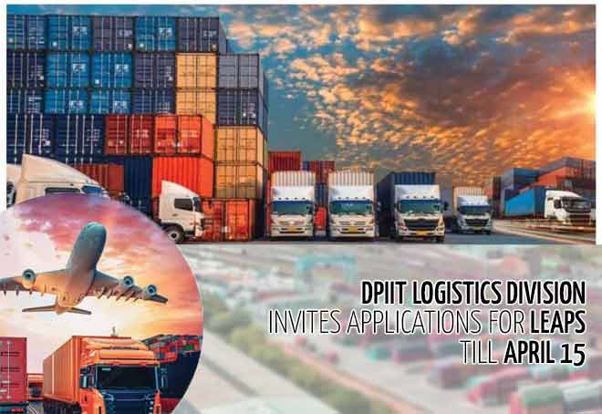 DPIIT logistics division invites applications for LEAPS till April 15