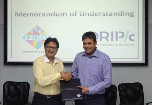 Drip Capital signed MoU with FIEO to train exporters in technology and invoice factoring: MSMEs to benefit