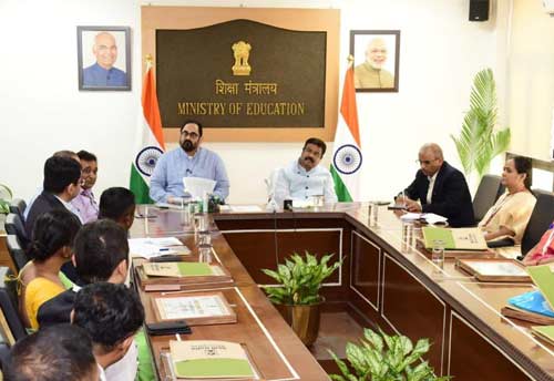 Union Minister Dharmendra Pradhan asks districts officials to map demand of skilled workforce