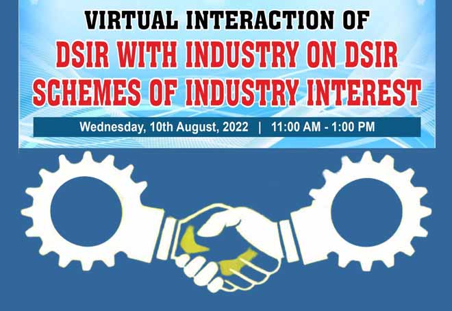 Department of Scientific and Industrial Research schedules virtual industry meet on Aug 10