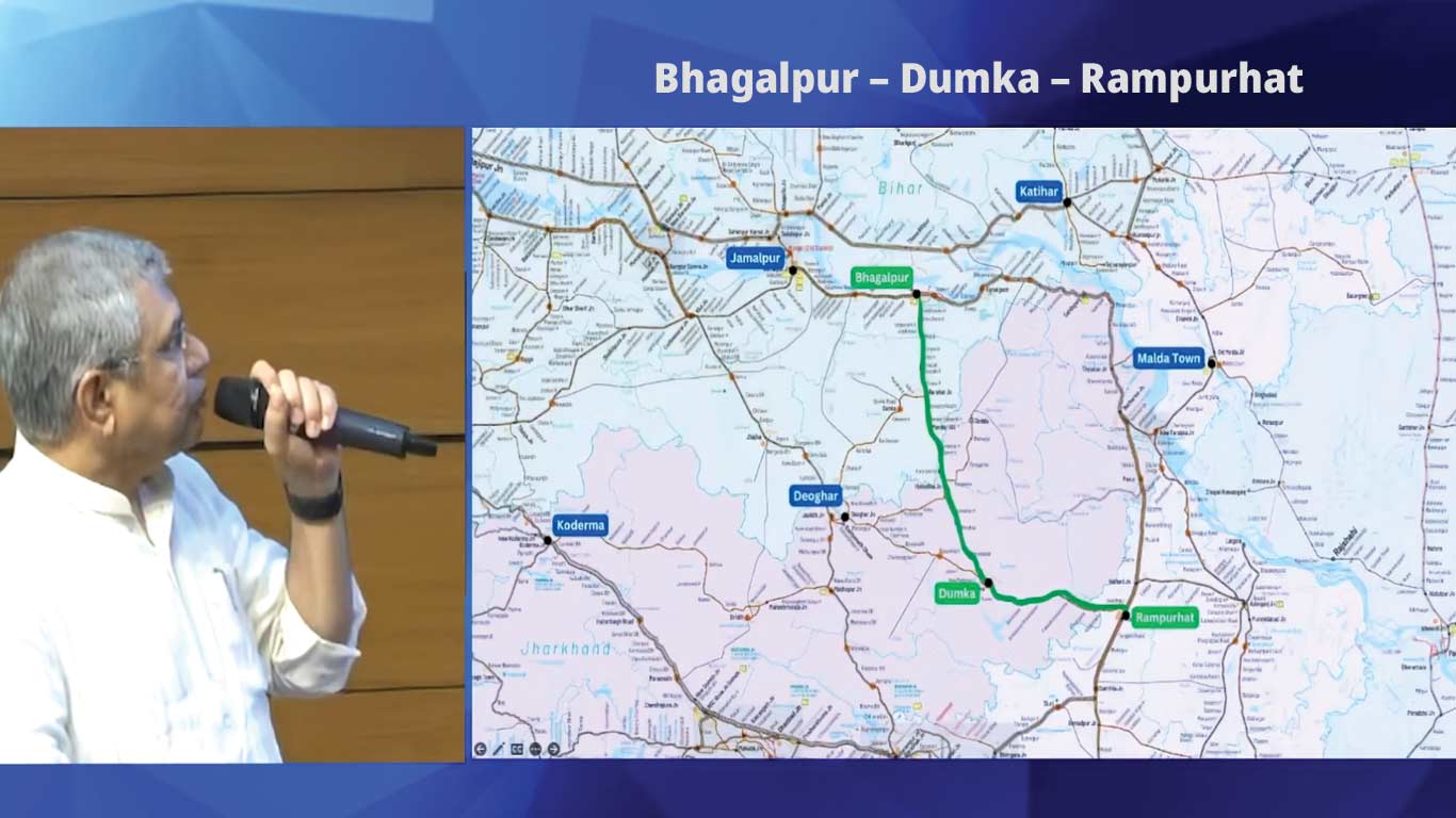 Rs 3,169 Cr Sanctioned For Doubling 177 km Bhagalpur–Dumka–Rampurhat Rail Stretch