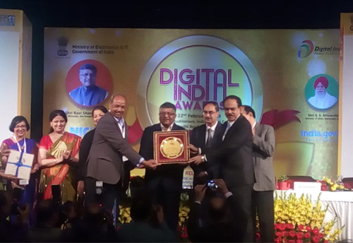Min of MSME bags platinum award at Digital India Awards