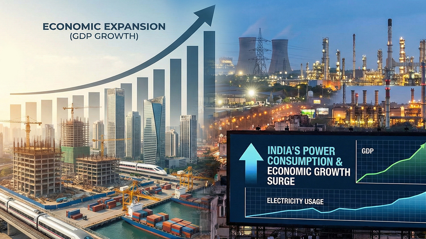 Rising Electricity Consumption Emerges As Key Driver Of India’s Economic Growth