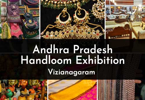 Artisans in AP handloom exhibition in Vizianagaram display Sarees, Toys, Pearls & jewellery