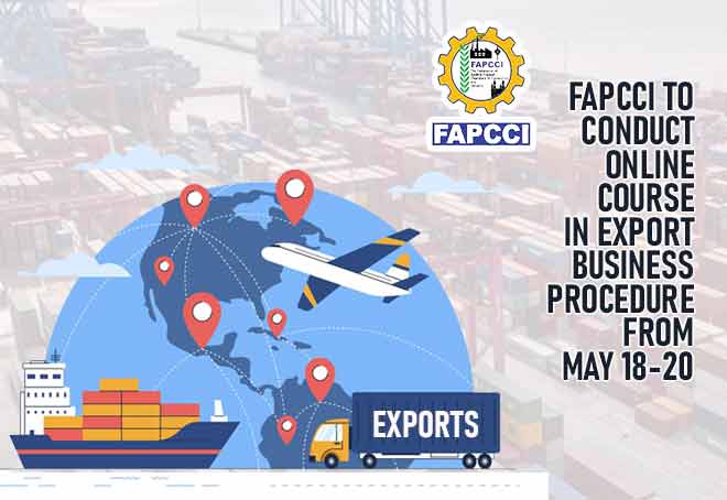 FAPCCI to conduct online course in export business procedure from May 18-20