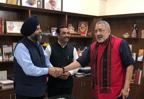 FICO raises issues of MSMEs in Ludhiana with Giriraj Singh