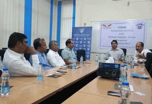 FISME ‘MSME Defence Suppliers’ Group organises Interactive session in Bangalore on the trillion rupee defence market