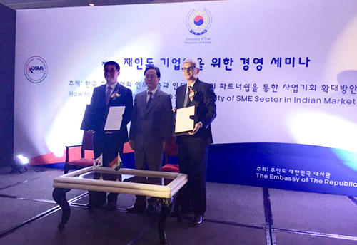 SME industry bodies of South Korea and India ink deal to foster Joint Ventures
