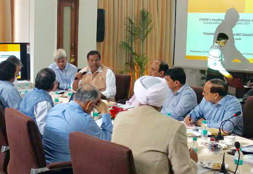 FISME President presents woes of the MSMEs to the Group of Ministers on GST