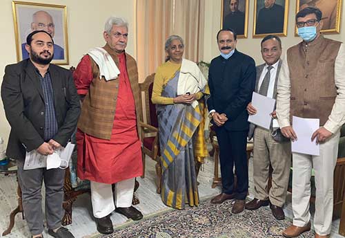 FOIJ meets Finance Minister, submit problems faced by MSME units in J&K