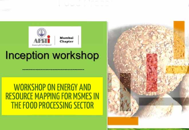 TSSIA to hold MSME workshop on Energy and Resource mapping in food processing sector on March 9