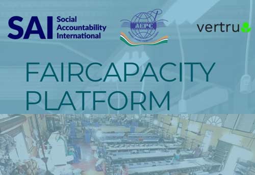 SAI launches FairCapacity platform to build trust between Buyer-Indian Apparel Suppliers   