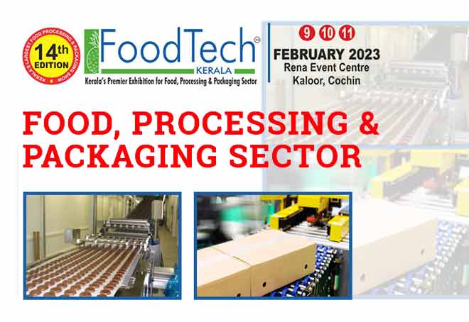Kochi to host food processing and packaging expo from Feb 9-11