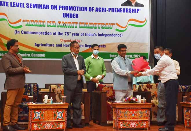 Seminar held on promotion of agri-entrepreneurship in Gangtok