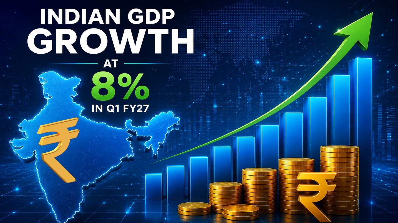 India’s Real GDP Growth Seen At 8% In Q1 FY27, Above RBI Estimate: SBI Research