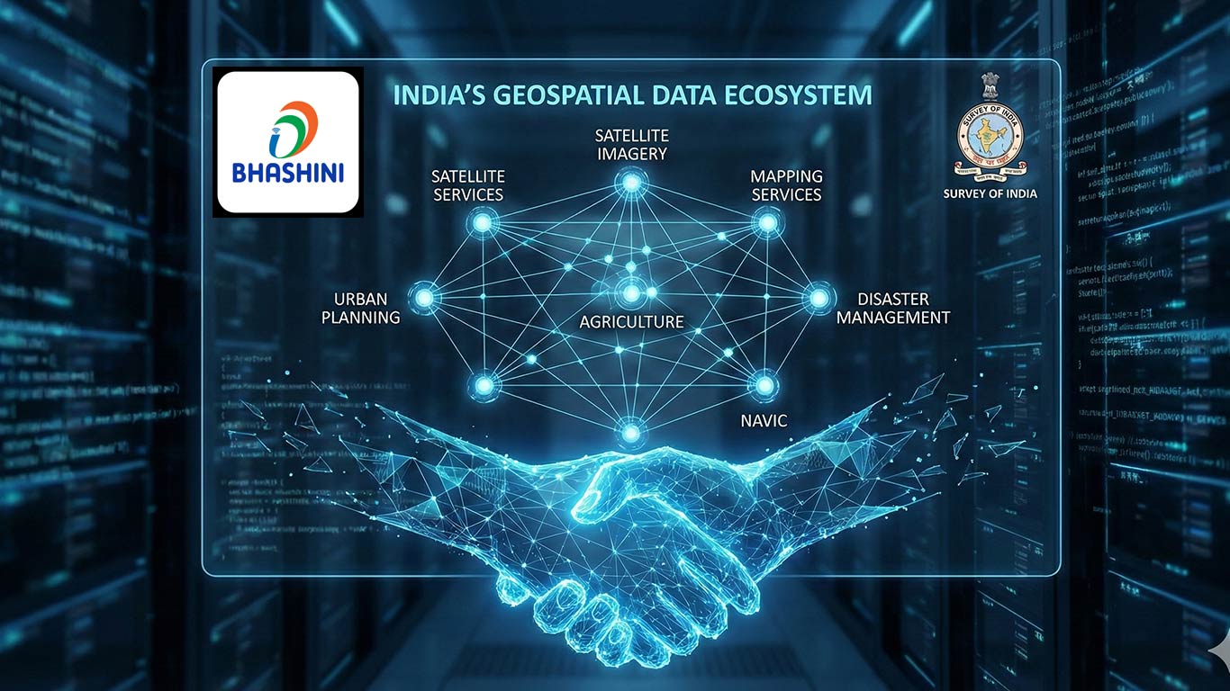 BHASHINI, Survey Of India Sign MoU To Strengthen India’s Geospatial Data Ecosystem