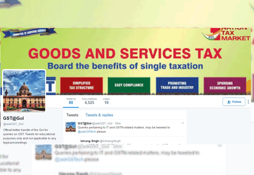 Finance Ministry launches new Twitter Handle to answer queries from stakeholders